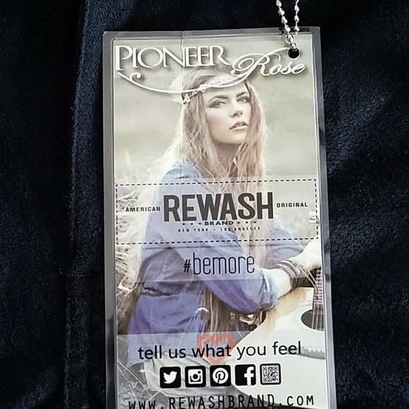 NWTS PIONEER ROSE REWASH JEANS SIZE 9 - Picture 8 of 8